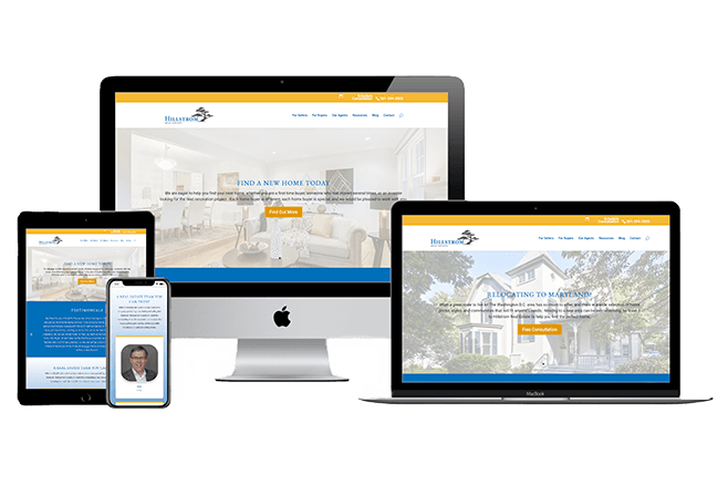 Real Estate Web Designer-near Washington DC