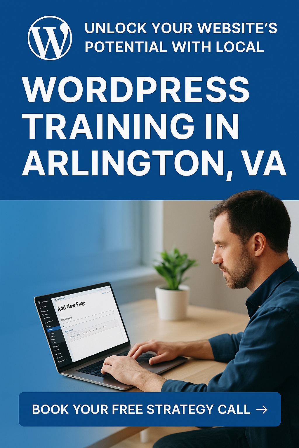 One-to-one WordPress Training in Arlington, VA